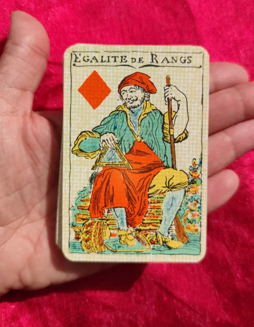 1972 Jean Jaurès playing cards Box - Socialist History of the French Revolution