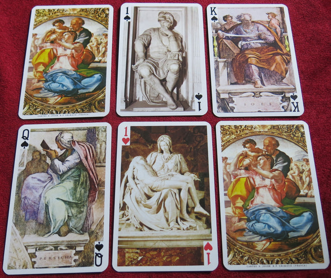 Michelangelo Deck of cards - 1975 Limited edition. B.P Grimaud