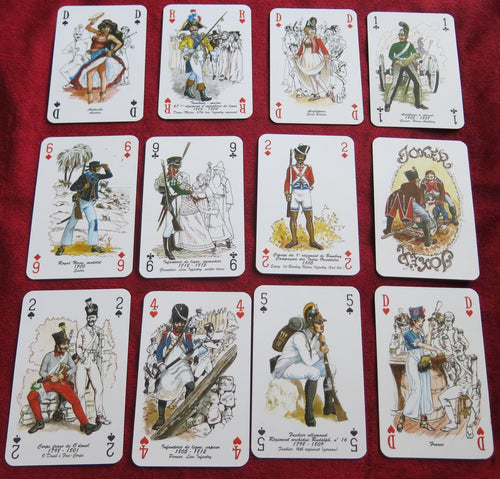 Napoleonic wars: The Soldiers deck of cards - 90s