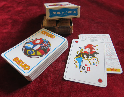 Soccer Playing Cards ONZE football 90s