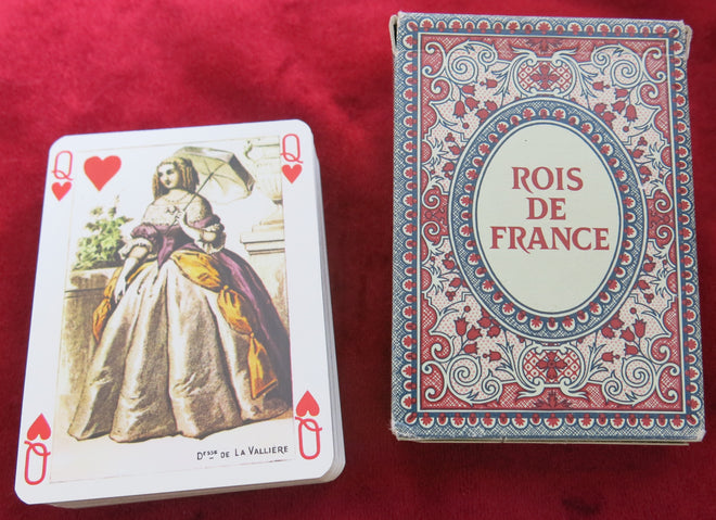 Jeu de cartes vintage Les Grands Rois de France 1982 - NEUF - Jeu de cartes Rois de France