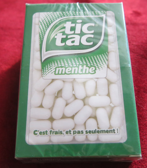 Cartes à jouer promotionnelles Tic Tac