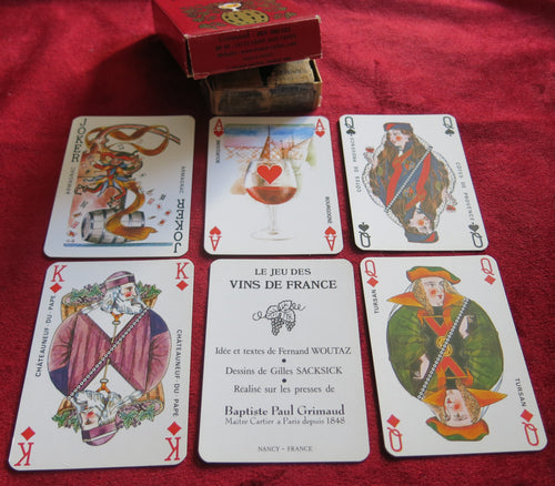 Vins de France 1994 - Wines of France deck of cards