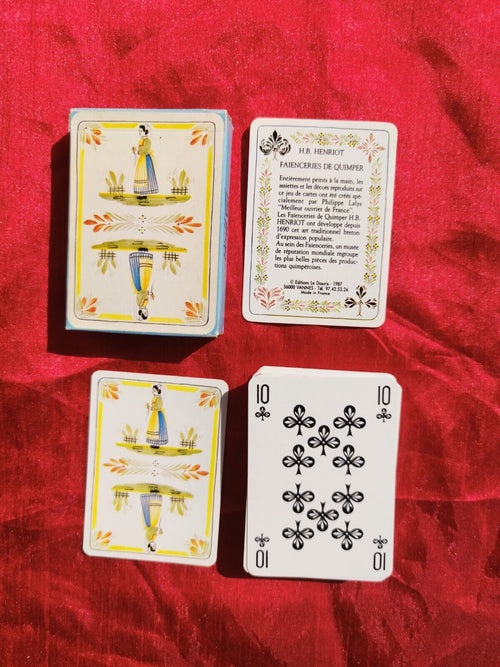 Jeu des faïenceries de Quimper 1987 - Old deck of cards