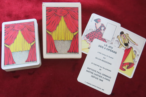 Le jeu des 4 opéras - Silvia Maddonni 1990 Deck of Cards