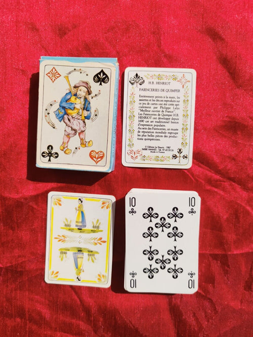 Jeu des faïenceries de Quimper 1987 - Old deck of cards