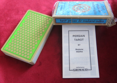 Tarot persan 1981 de Madame Indira - Peinture persane - Cartes persanes