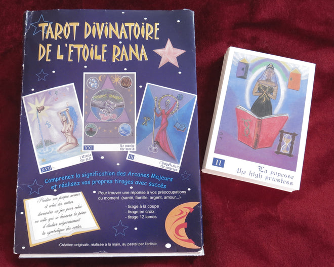 The Rana Star Tarot - VERY RARE - Hand painted pastel - COLLECTION