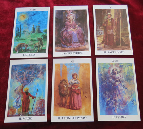 Jeu de cartes de tarot romantique 1995 - Giorgio Trevisan