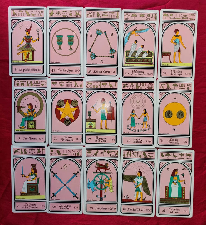 Pink Egyptian Tarot (book and Cards) Saint Germain - 2008