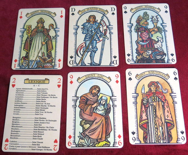 Symbolism of the saints 1981 Deck of Cards