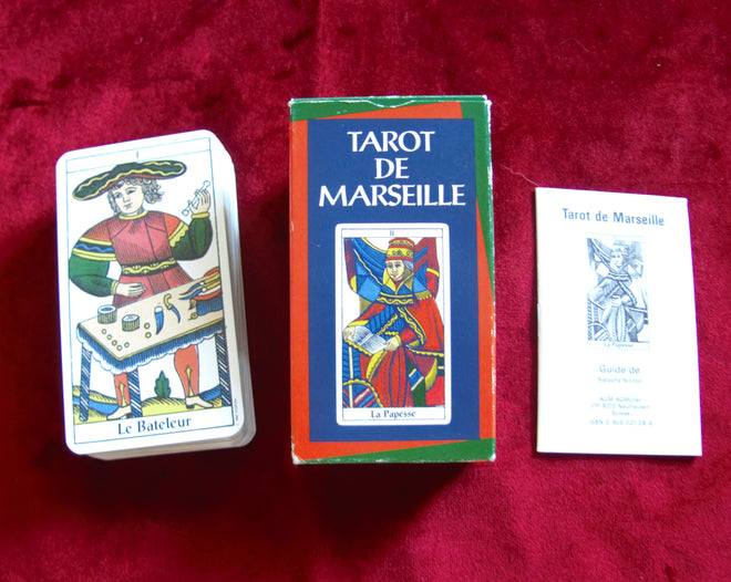 Jeu de Tarot de Marseille Antique Original 1990 - Rare Tarot de Marseille AGM -