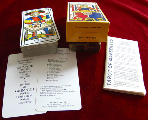 1986 Tarot de Marseille - France - Cartes - TROUVER RARE