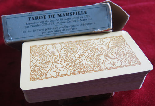 Nicolas Conver 1761 Tarot de Marseille Editions Héron coffret bleu