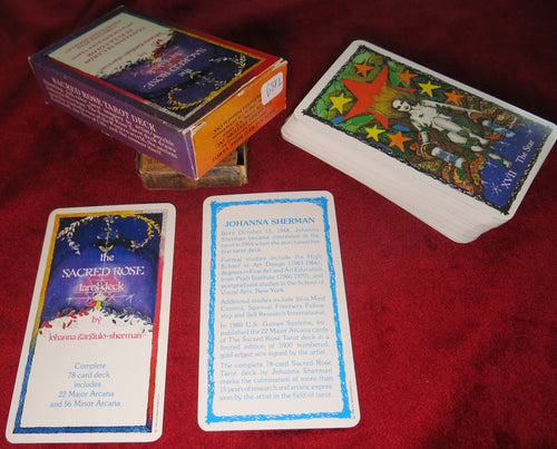 The Sacred Rose Tarot  -  1st Edition 1982