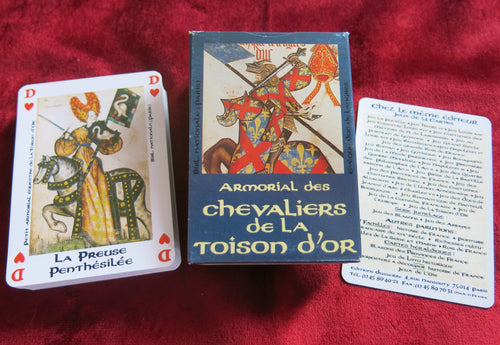 Les Chevaliers de la Toison d'or - Cartes à jouer Français vintage 1987 - Dusserre