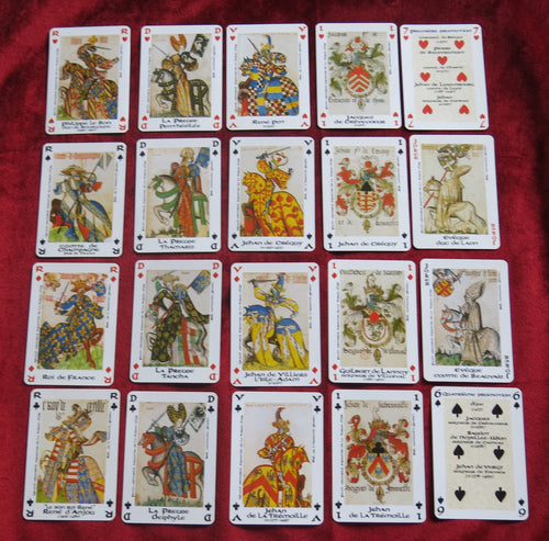 Les Chevaliers de la Toison d'or - 1987 Vintage French Playing Cards - Dusserre