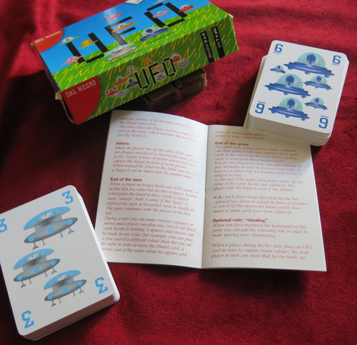 Jeu de cartes UFO 2002 - Jeu de cartes Soucoupes volantes