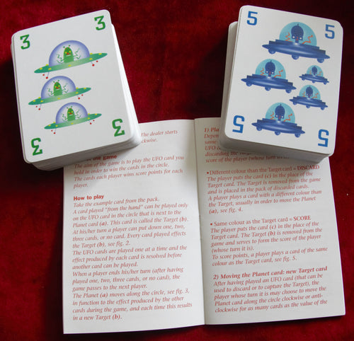 Jeu de cartes UFO 2002 - Jeu de cartes Soucoupes volantes