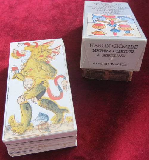 Tarot Jacques Vieville 1984 - TRES RARE - Tarot ancien de Marseille - Tarot atypique