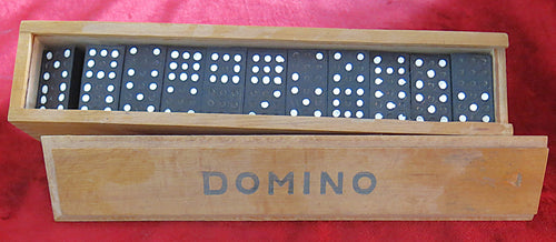 Vintage Wooden Dominoes from the 60s