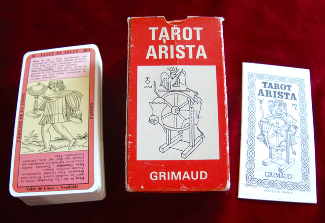 Tarot Arista 1964 de Grimaud -Tarot français ancien - Jeu de tarot ancien