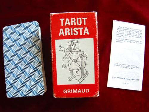 Tarot Arista 1964 de Grimaud -Tarot français ancien - Jeu de tarot ancien