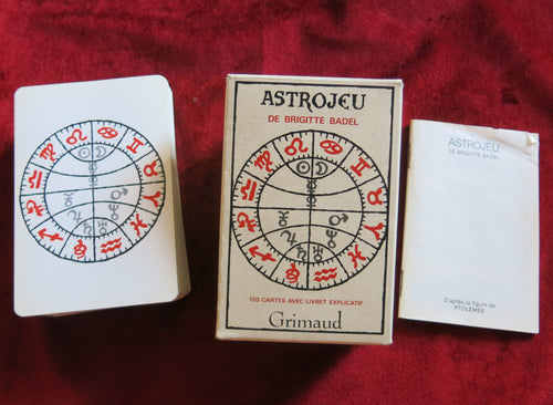 Astrology oracle divination cards - Astrogame 1986 Grimaud