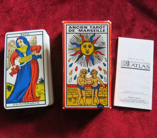 Tarot de Marseille vintage de 1977 - Edition Atlas