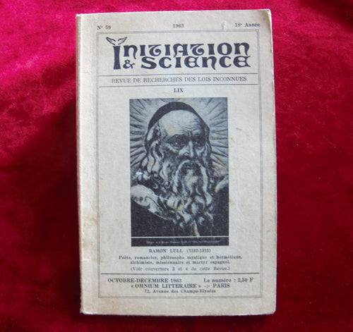 Livre ésotérique Vintage 1963 - Initiation &amp; Science N° 59