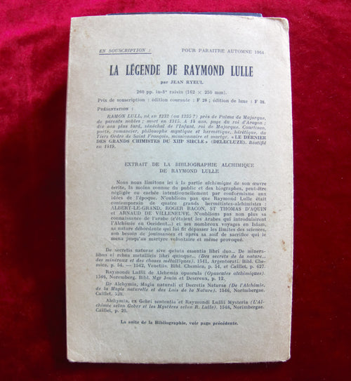 Livre ésotérique Vintage 1963 - Initiation &amp; Science N° 59