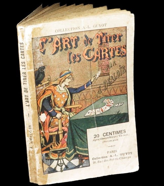 L’Art de dessiner des cartes - Vieux livre ésotérique du début des années 1900 - Livre de diseuse de bonne aventure vintage - Livre rare de Mademoiselle Lenormand