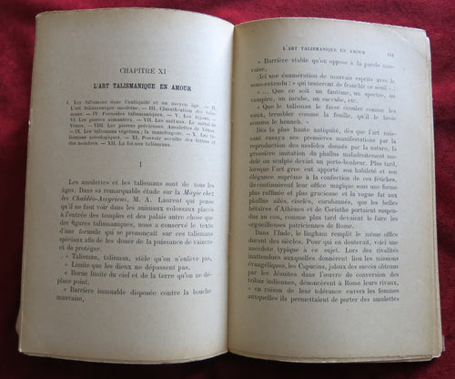 Occultisme et amour 1935 - Satan et l'amour - livre rare