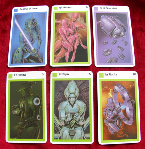 Le Tarot du Robot - i Tarocchi di Robot - Jeu de cartes de tarot sur le thème du robot