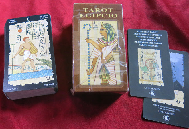 The Egyptian Tarot -  LO SCARABEO - Egyptian-Theme Tarot