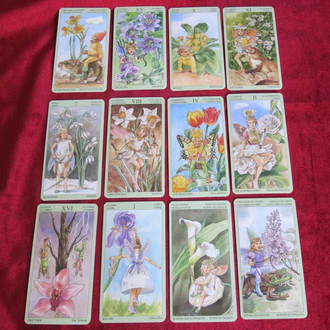 Cartes de Tarot Floral - Langage secret des fleurs - ÉPUISÉ