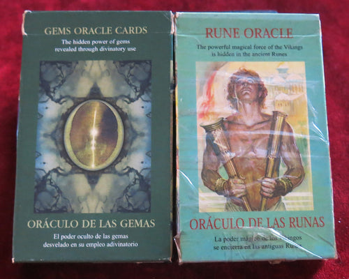 Coffret Oracles Gemmes &amp; Runes - 2004 Lo Scarabeo - Divination par pierres précieuses et runes