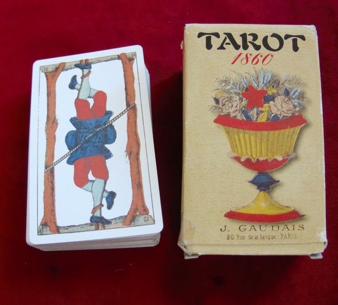 Tarot Historique 1860 J. Gaudais - Tarot Français Vintage - Jeu de Tarot Ancien