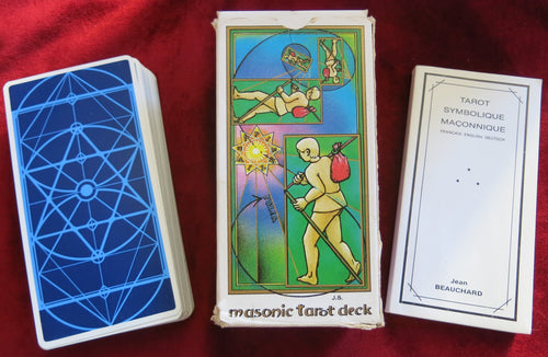 Tarot maçonnique original 1987 - TRÈS RARE - Objets de collection maçonniques