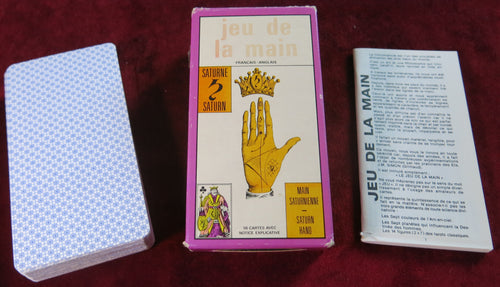 Hard to Find Palmistry Cards, Vintage Palm Reading