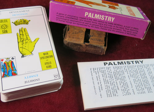 Hard to Find Palmistry Cards, Vintage Palm Reading