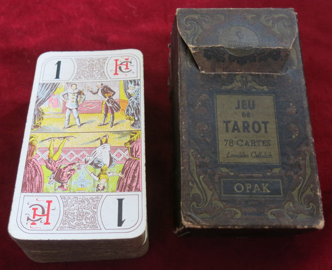 Tarot 60s vintage deck - Opak Heron - Old Tarot card Game