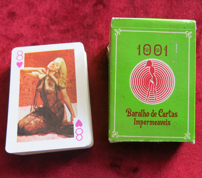 vintage 1001 Cartes à jouer pour filles nues à collectionner, Belles filles des années 1960, Cartes à jouer rares, Cartes à collectionner sexy
