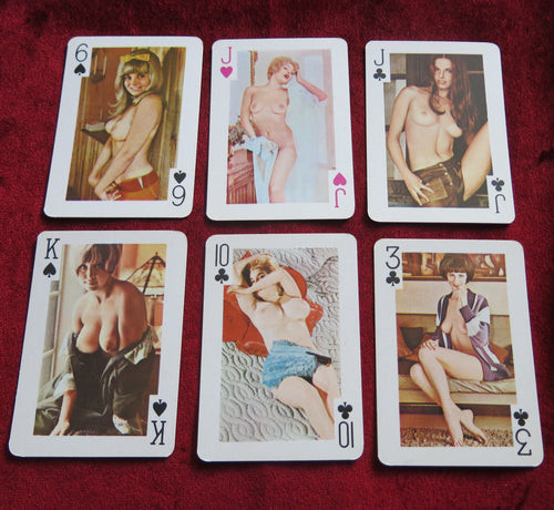 Collectible Nude Girls 60s Playing Cards 1001