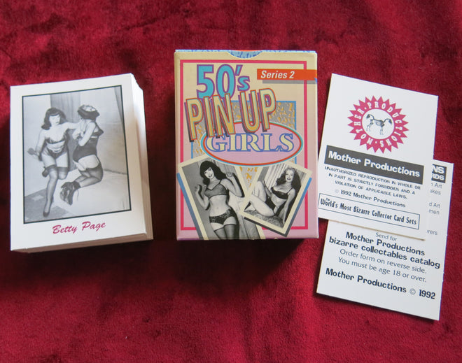 50s PIN UP GIRLS 1992 - jeu de cartes vintage - Playgirls vintage - Cartes à collectionner pour adultes - Thee Dollhouses of America