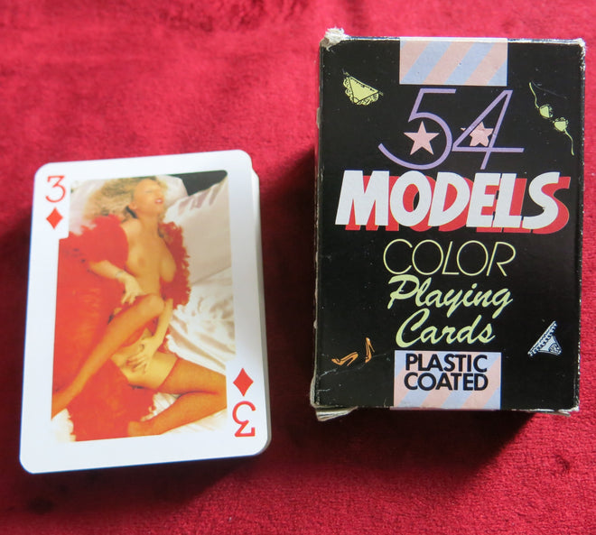 Vintage 54 modèles sexy Cartes à jouer pin-ups - Jeu de cartes Playmate de Playboy