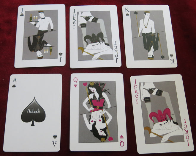 AUBADE Lingerie Promotional playing cards