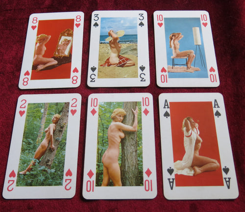 Denmark Pin up girls playing cards - Nudes girls - 50s