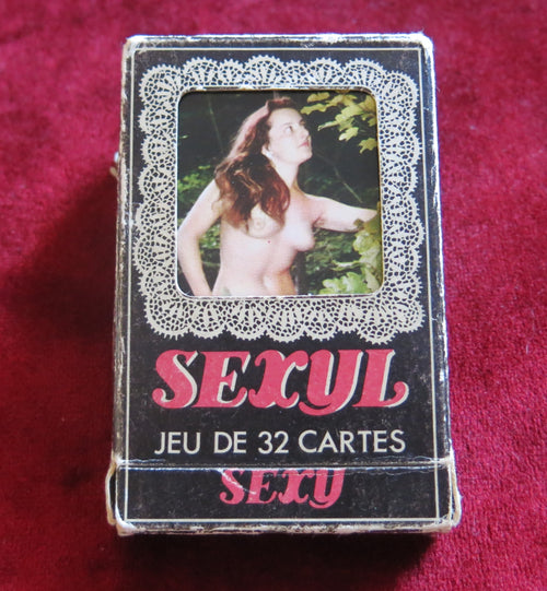 Jeu de cartes Sexyl Naughty des années 60, cartes à jouer érotiques