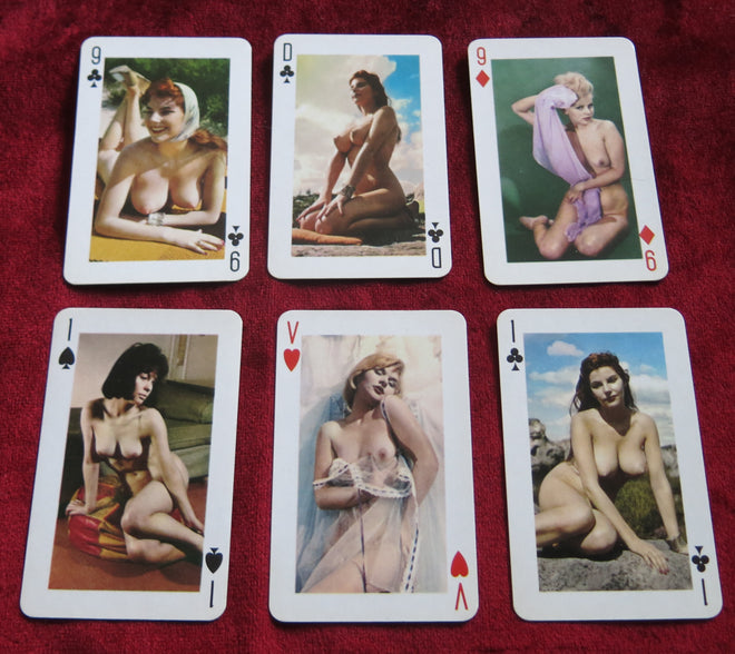 Sexyl Naughty Deck, Cartes à jouer érotiques, - Cartes à jouer pour adultes - jeu de cartes sexy vintage